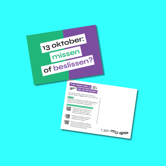 't Is weer aan u - Postkaarten (A6) - PDF download